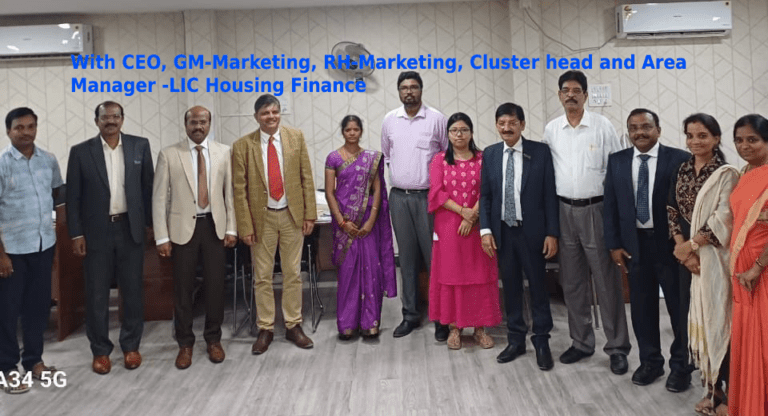 Elite Associates team with the MD & CEO and marketing leadership of LIC Housing Finance